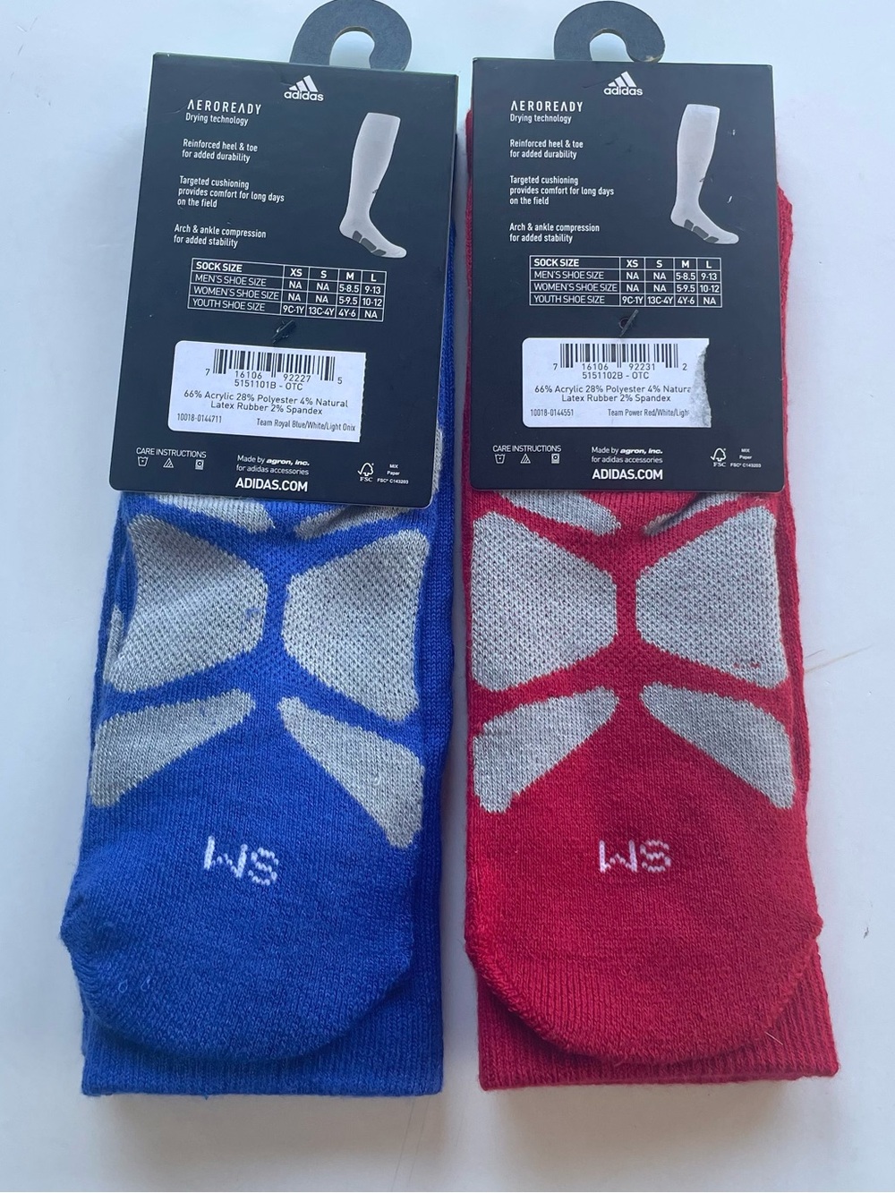 Baseball Softball Socks 2 Pair adidas Icon Over the Calf Length YOUTH Small - Picture 3 of 6